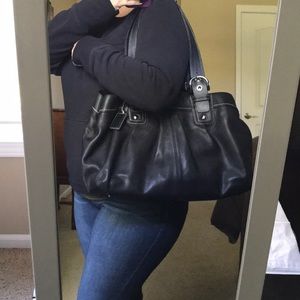 BEAUTIFUL, black Coach soho bag!!! F13733